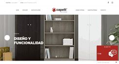 Desktop Screenshot of capelli.com.mx